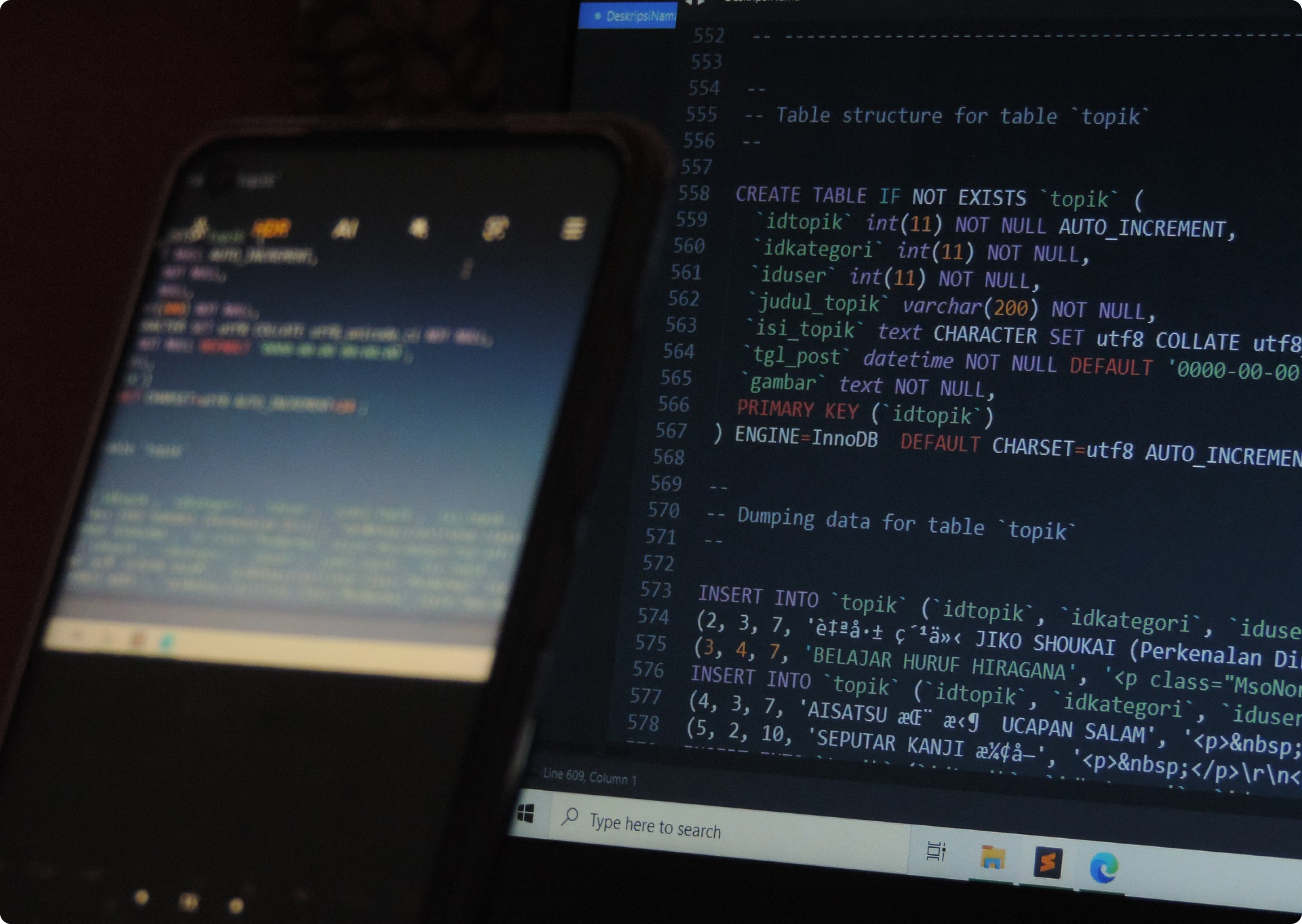 Bases de datos en desarrollo back-end